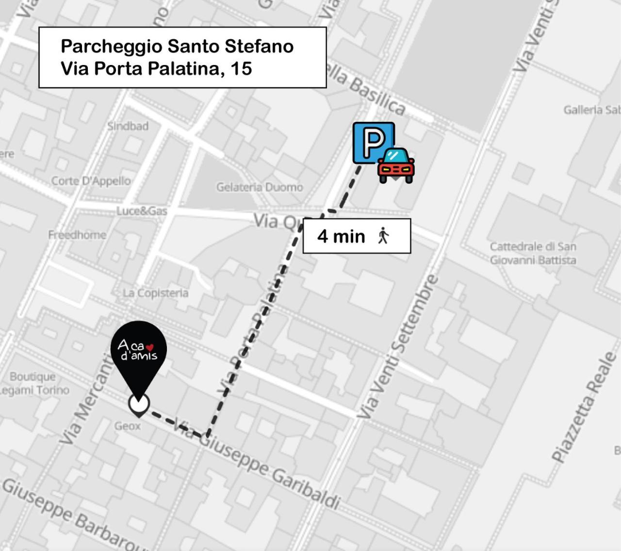 Ferienwohnung Acadamis - Garibaldi 9 Bis - Piazza Castello Turin Exterior foto